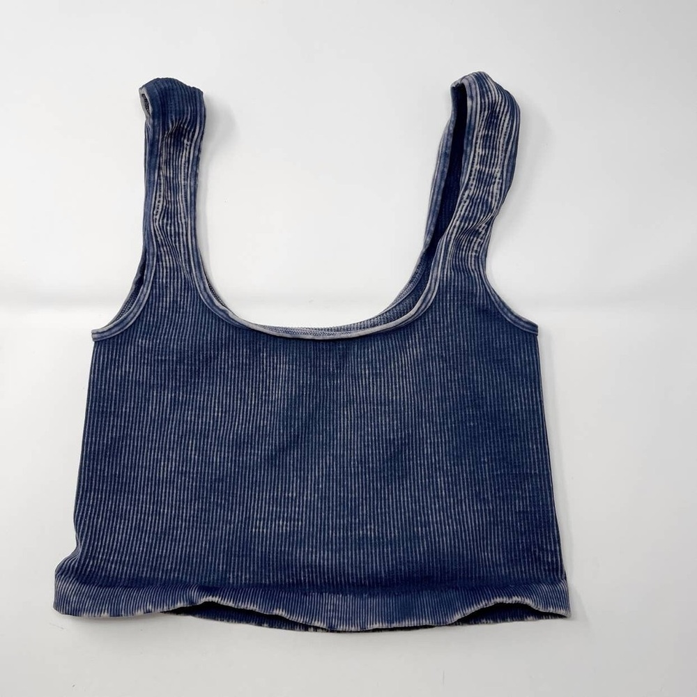 Free People Movement‎ Happiness Runs Navy Crop Top m/l - Picture 5 of 9